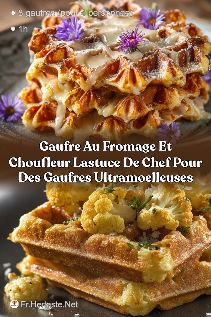 Gaufre au fromage et choufleur lastuce de chef pour des gaufres ultramoelleuses