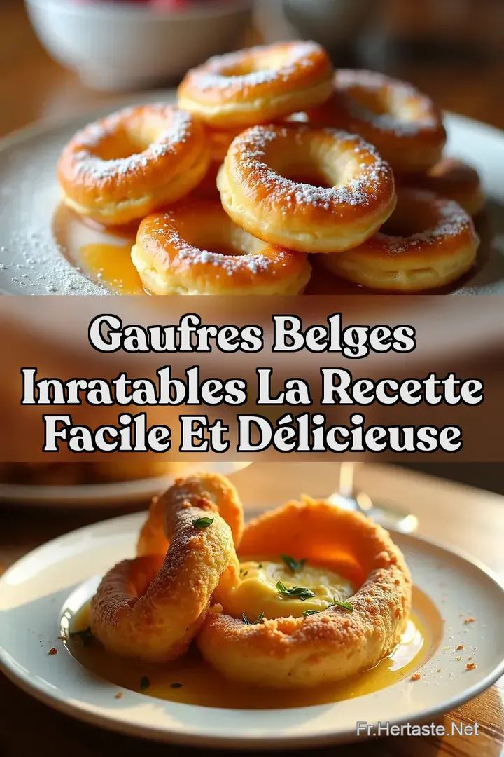 Gaufres Belges Inratables La Recette Facile et D&eacute;licieuse