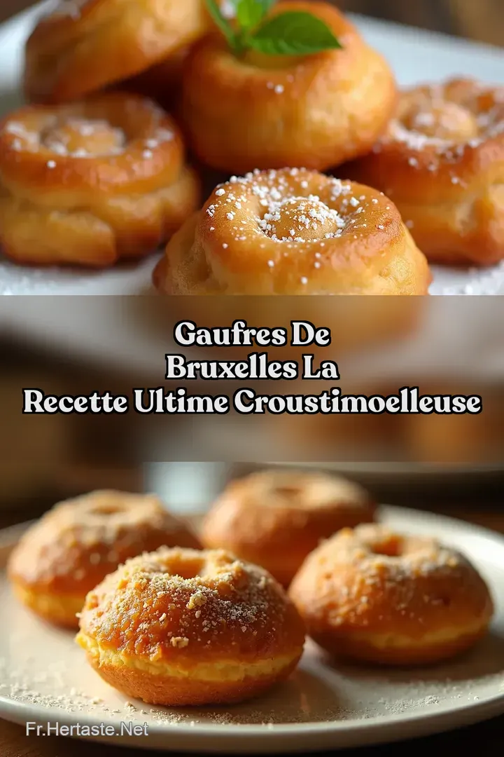 Gaufres de Bruxelles La Recette Ultime CroustiMoelleuse