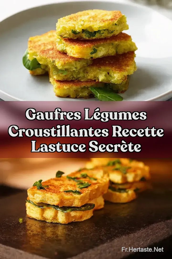 Gaufres L&eacute;gumes Croustillantes Recette LAstuce Secr&egrave;te
