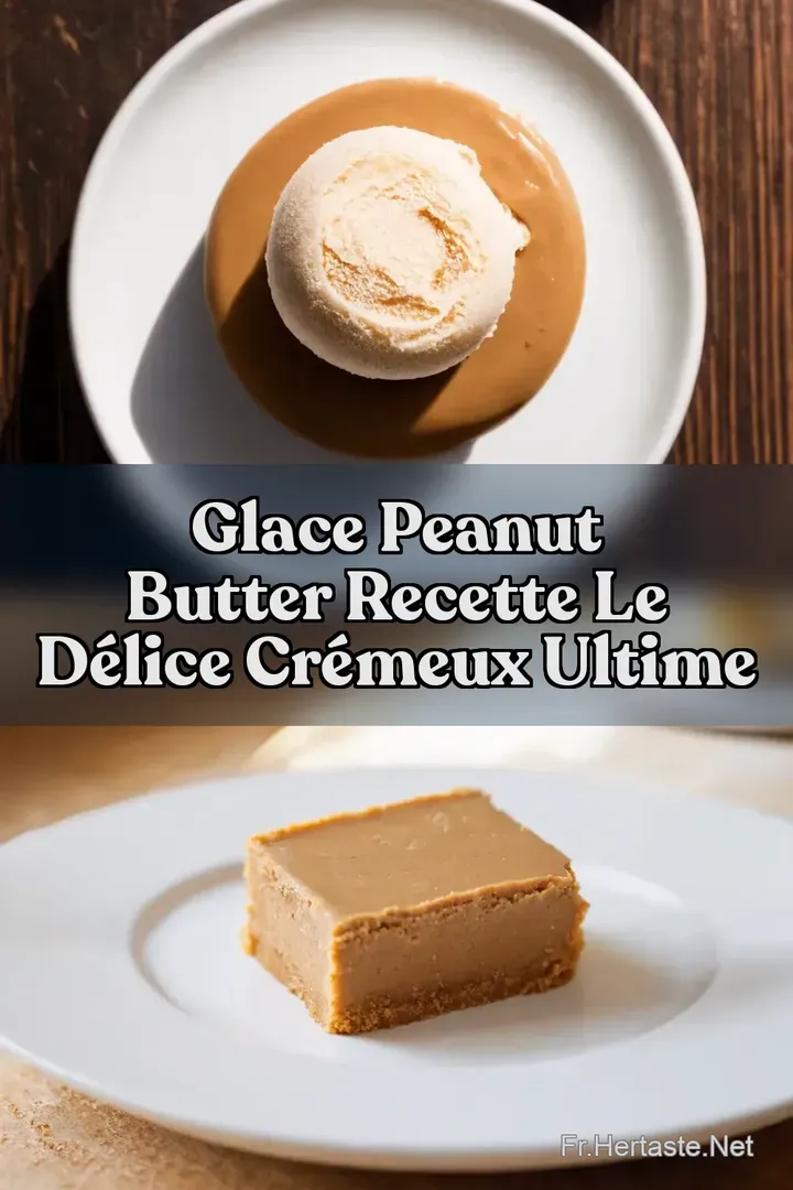 Glace Peanut Butter Recette Le D&eacute;lice Cr&eacute;meux Ultime