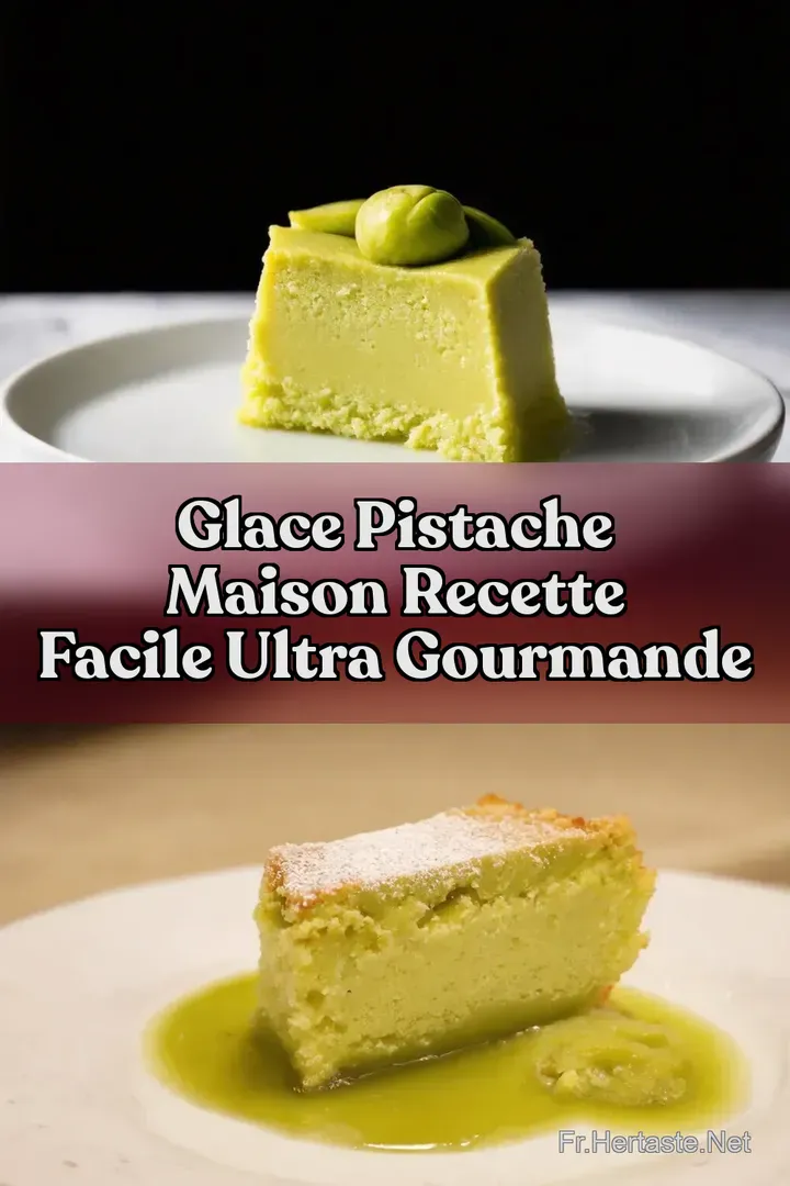 Glace Pistache Maison Recette Facile Ultra Gourmande