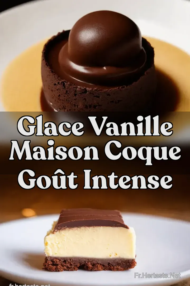 Glace Vanille Maison Coque Go&ucirc;t Intense