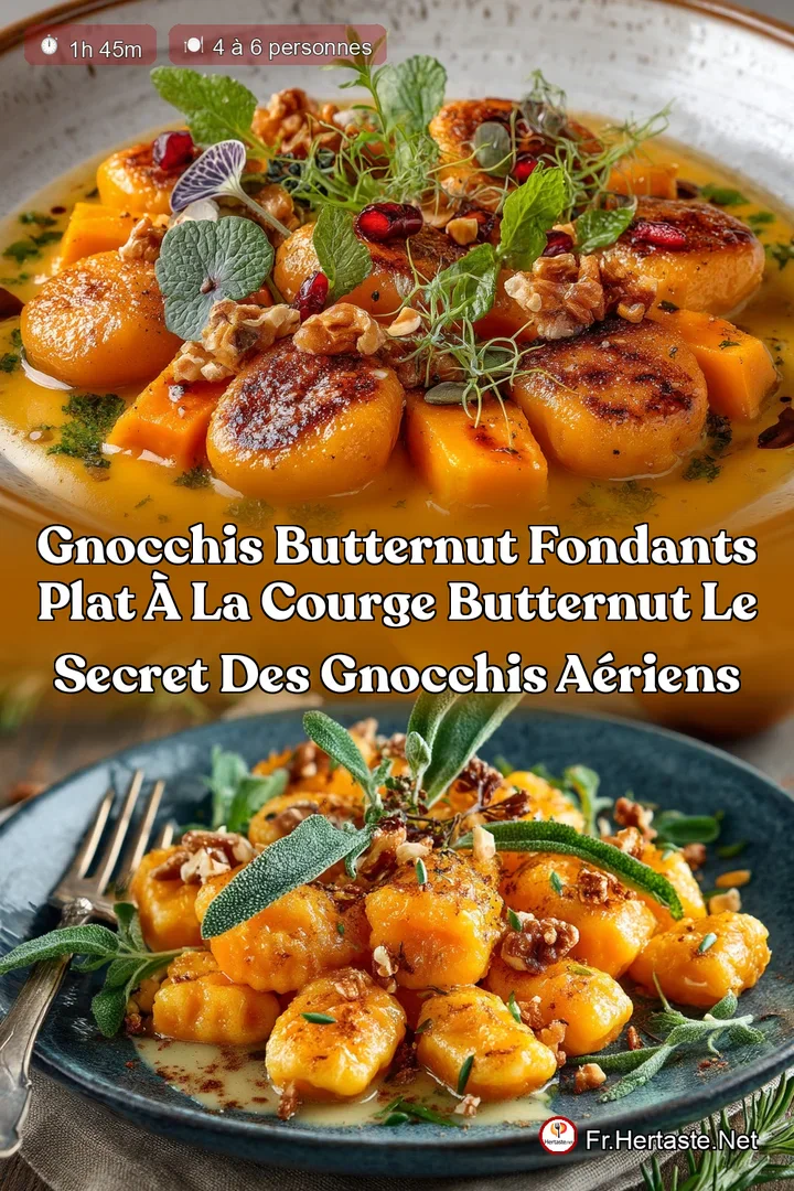 Gnocchis Butternut Fondants Plat &agrave; la courge butternut le secret des gnocchis a&eacute;riens