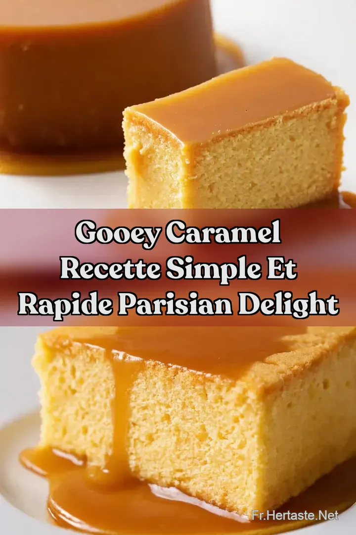 Gooey Caramel Recette Simple et Rapide Parisian Delight