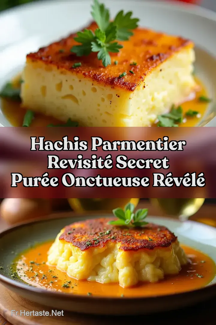 Hachis Parmentier Revisit&eacute; Secret Pur&eacute;e Onctueuse R&eacute;v&eacute;l&eacute;