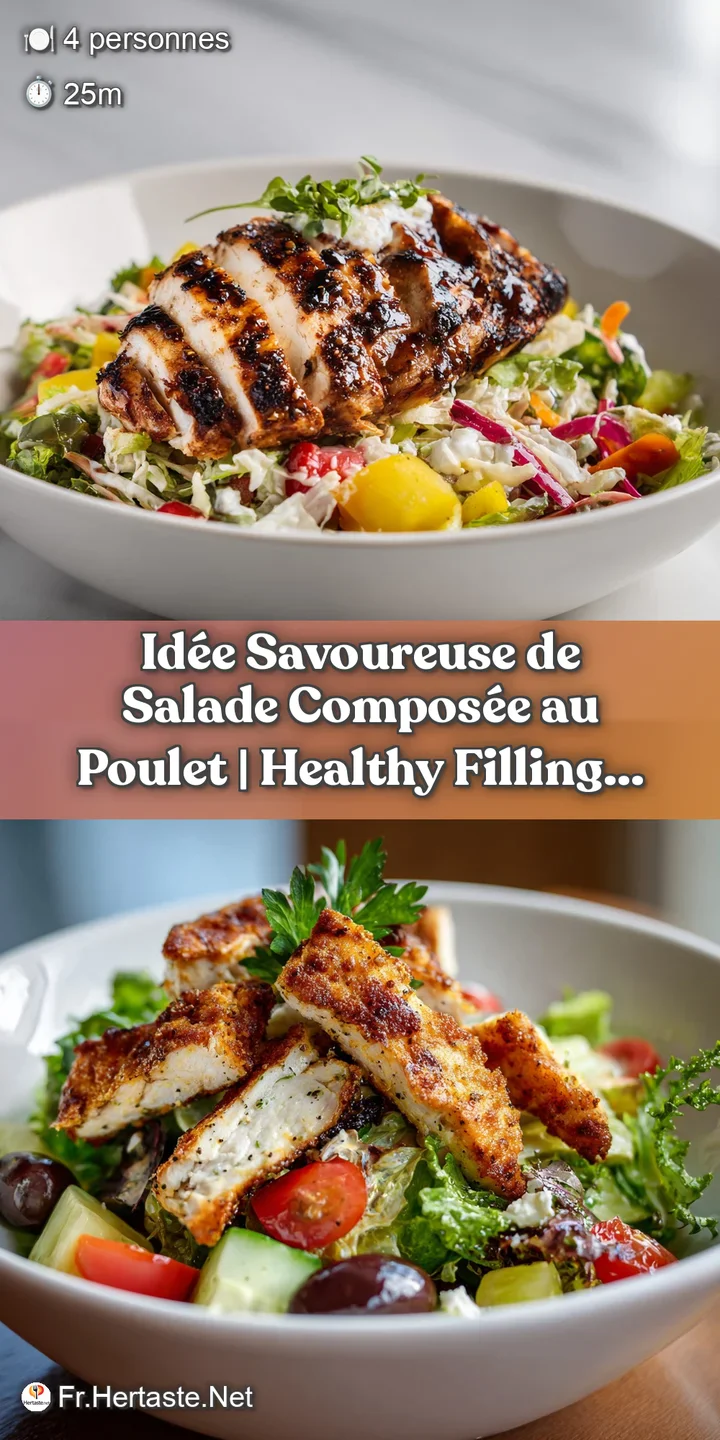 Juicy grilled chicken pieces atop crisp mixed greens, garnished with a sprinkle of toasted nuts.