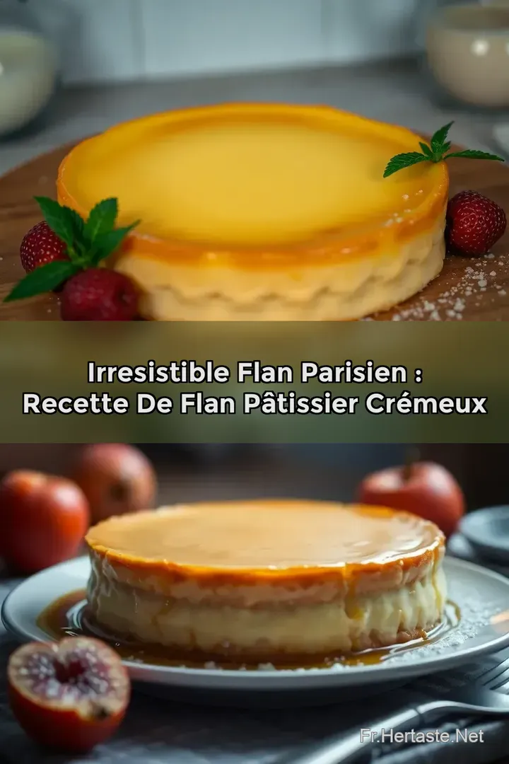 Irresistible Flan Parisien : Recette de Flan P&acirc;tissier Cr&eacute;meux