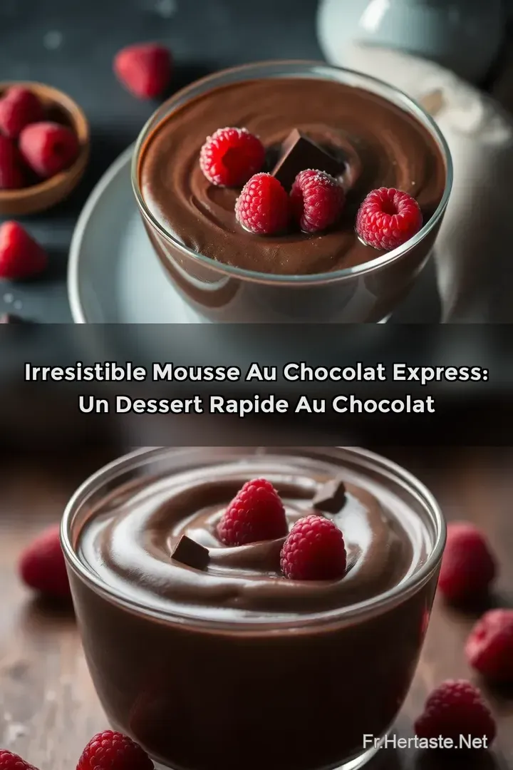 Irresistible Mousse au Chocolat Express: Un Dessert Rapide au Chocolat