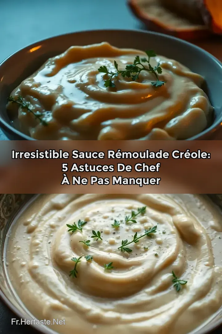 Irresistible Sauce R&eacute;moulade Cr&eacute;ole: 5 Astuces de Chef &agrave; Ne Pas Manquer