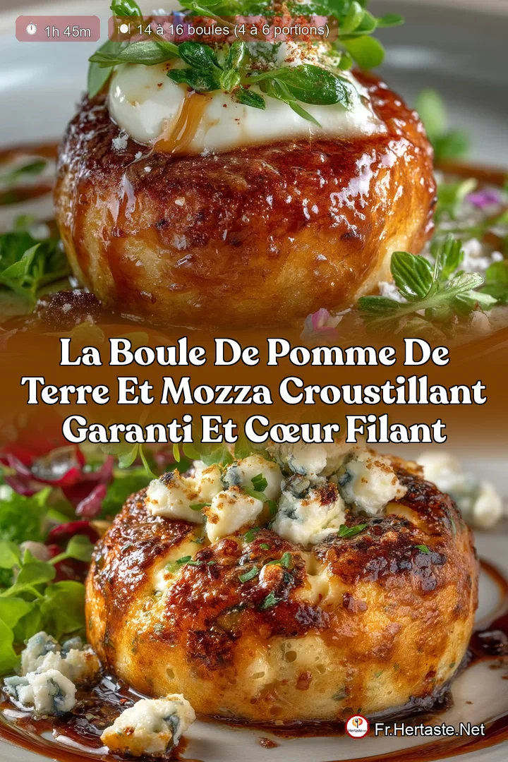 La Boule de Pomme de Terre et Mozza Croustillant Garanti et C&oelig;ur Filant