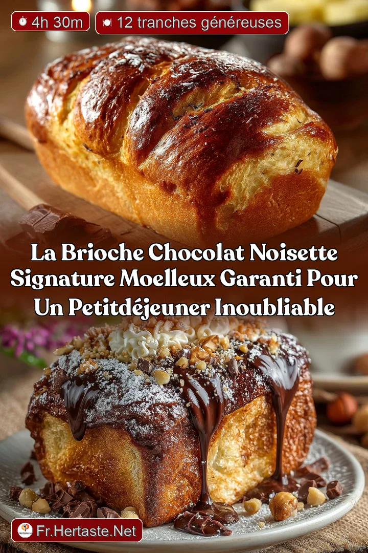 La Brioche Chocolat Noisette Signature Moelleux garanti pour un petitd&eacute;jeuner inoubliable
