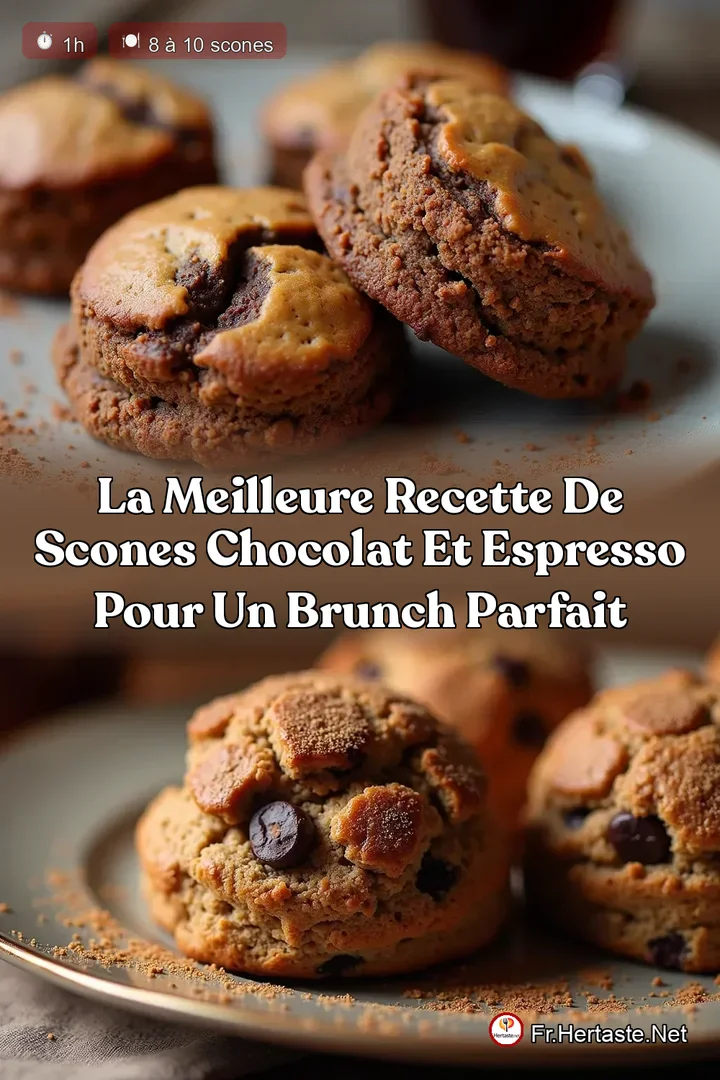 La Meilleure Recette de Scones Chocolat et Espresso pour un Brunch Parfait