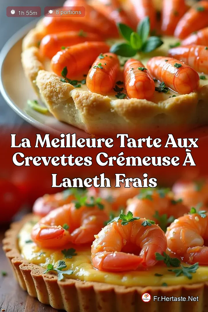 La Meilleure Tarte aux Crevettes Cr&eacute;meuse &agrave; lAneth Frais