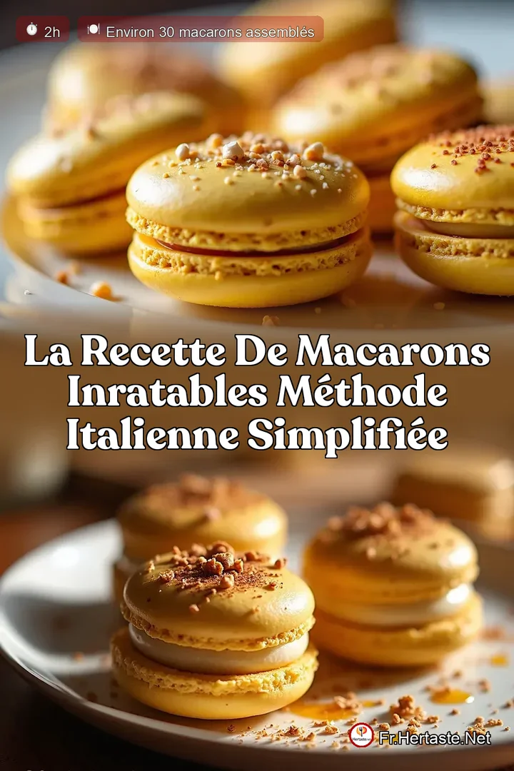 La Recette de Macarons Inratables M&eacute;thode Italienne Simplifi&eacute;e