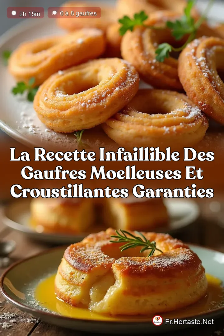 La Recette Infaillible des Gaufres Moelleuses et Croustillantes Garanties