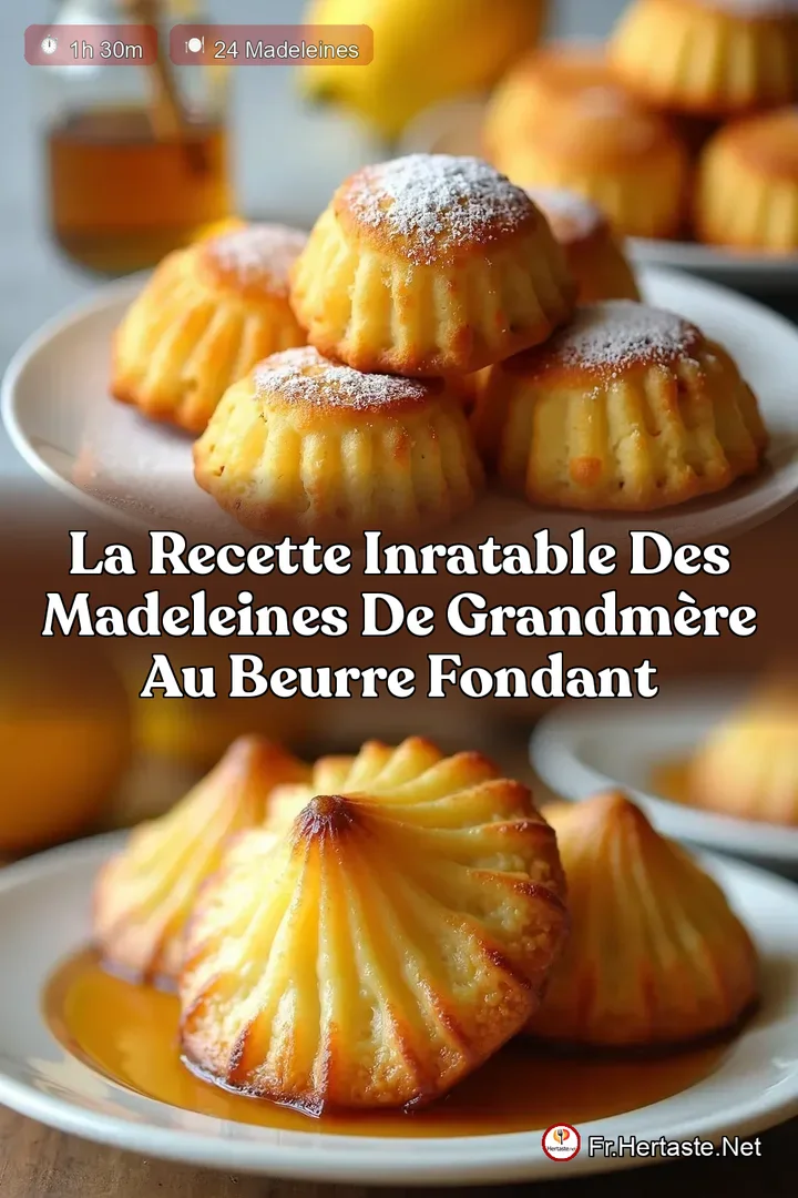 La Recette Inratable des Madeleines de GrandM&egrave;re au Beurre Fondant