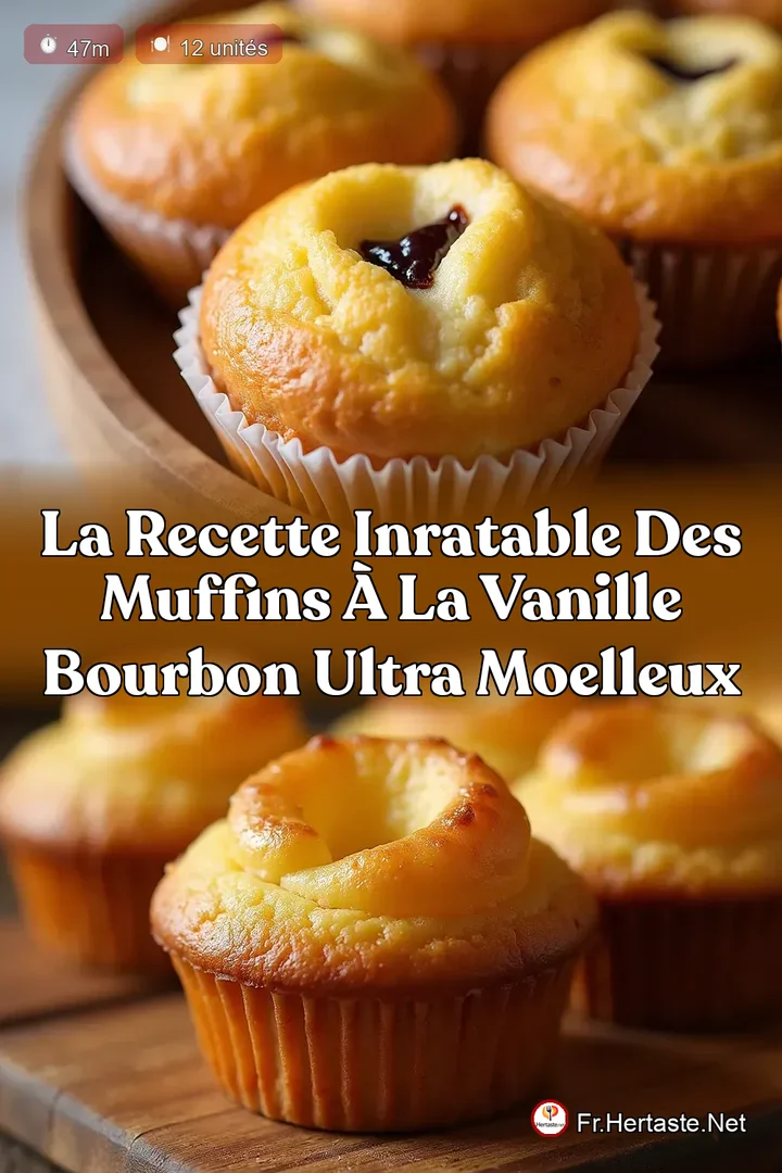 La Recette Inratable des Muffins &agrave; la Vanille Bourbon Ultra Moelleux