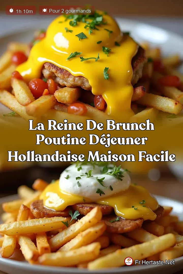 La Reine de Brunch Poutine D&eacute;jeuner Hollandaise Maison Facile
