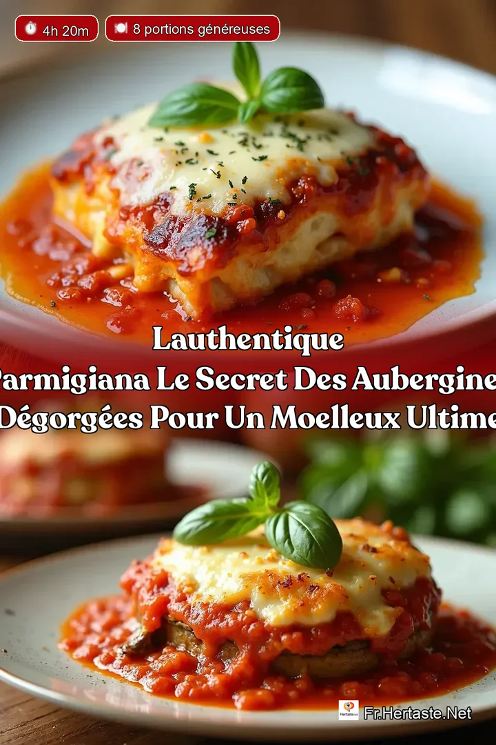 LAuthentique Parmigiana Le Secret des Aubergines D&eacute;gorg&eacute;es pour un Moelleux Ultime