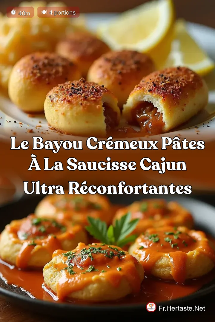 Le Bayou Cr&eacute;meux P&acirc;tes &agrave; la Saucisse Cajun Ultra R&eacute;confortantes
