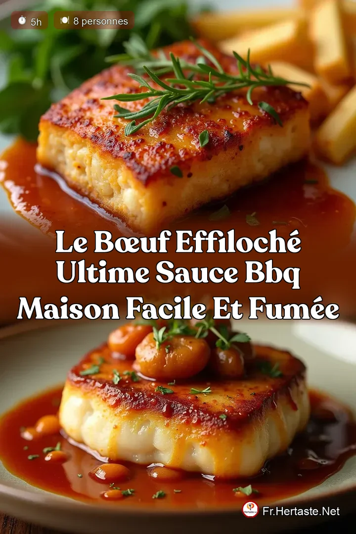 Le B&oelig;uf Effiloch&eacute; Ultime Sauce BBQ Maison Facile et Fum&eacute;e