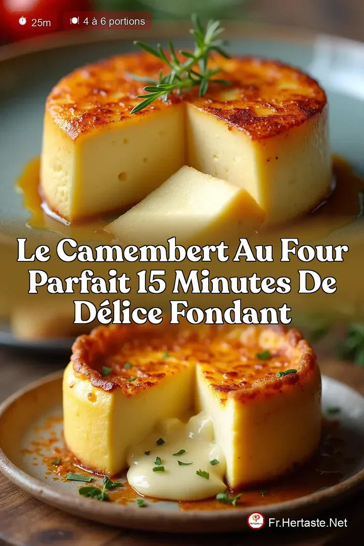 Le Camembert au Four Parfait 15 Minutes de D&eacute;lice Fondant