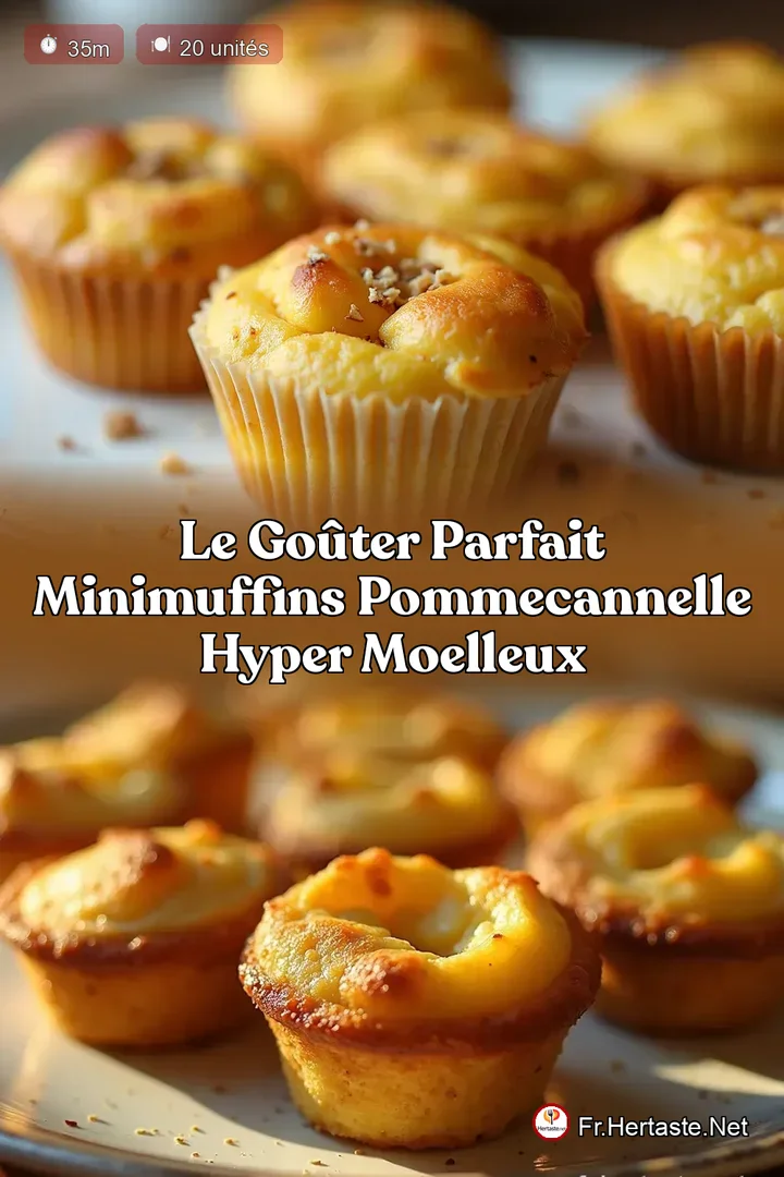 Le Go&ucirc;ter Parfait MiniMuffins PommeCannelle Hyper Moelleux