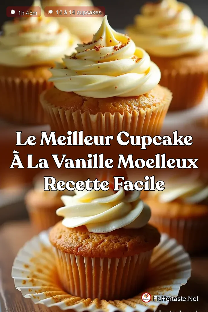 Le Meilleur Cupcake &agrave; la Vanille Moelleux Recette Facile