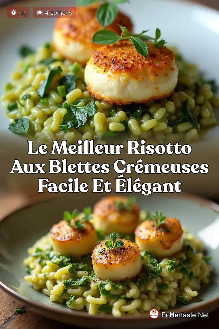 Le Meilleur Risotto aux Blettes Cr&eacute;meuses Facile et &Eacute;l&eacute;gant