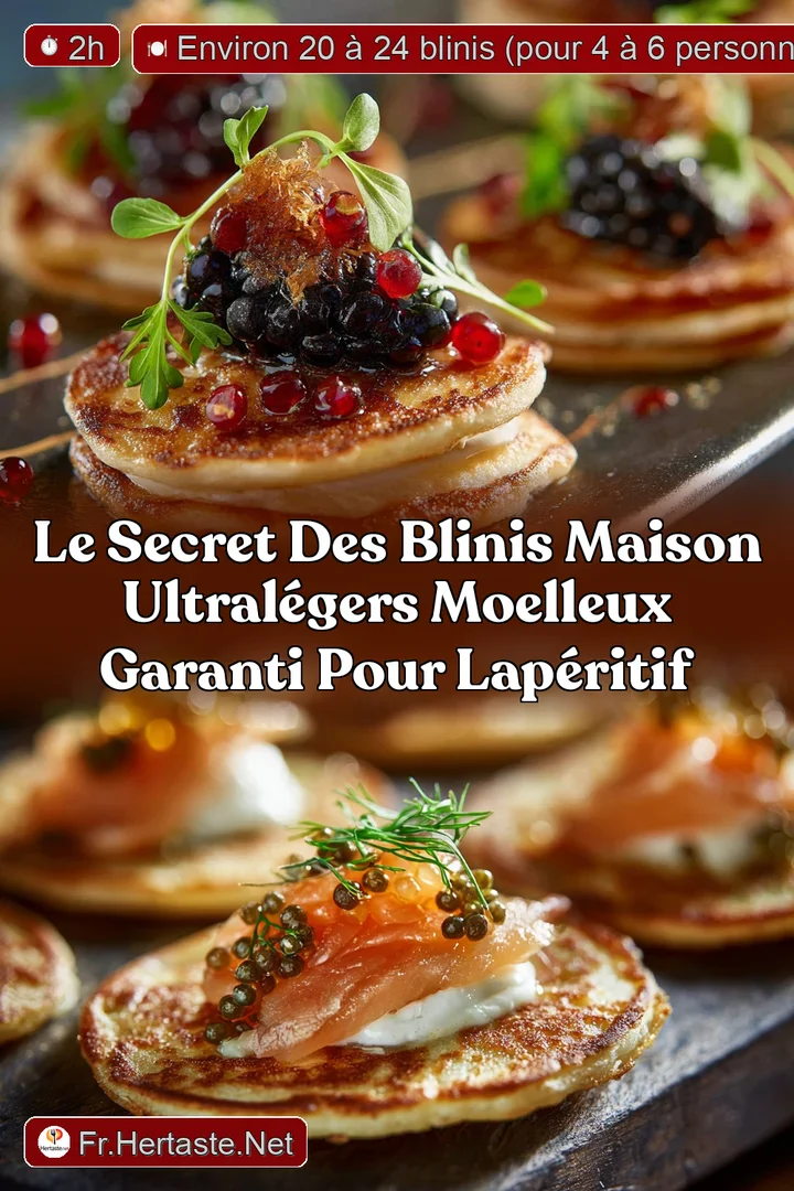 Le Secret des Blinis Maison Ultral&eacute;gers Moelleux Garanti pour lAp&eacute;ritif