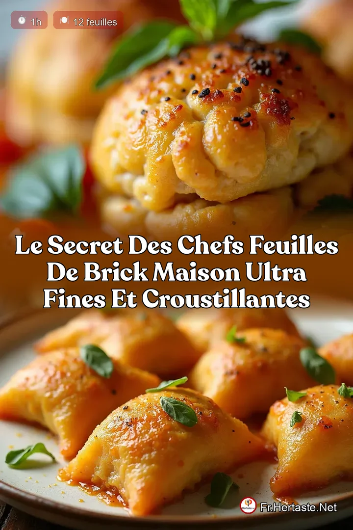 Le Secret des Chefs Feuilles de Brick Maison Ultra Fines et Croustillantes