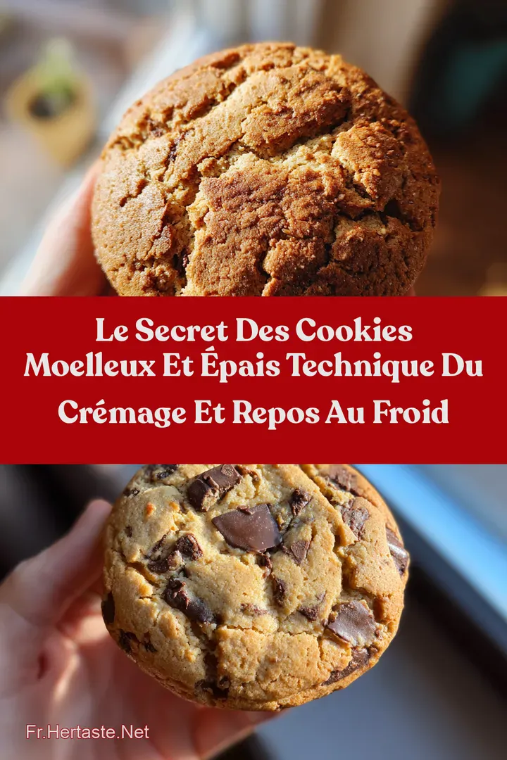 Le Secret des Cookies Moelleux et &Eacute;pais Technique du Cr&eacute;mage et Repos au Froid