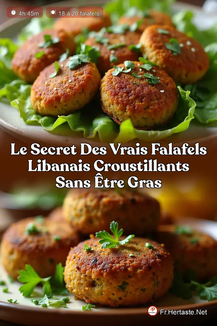 Le Secret des Vrais Falafels Libanais Croustillants sans &ecirc;tre Gras