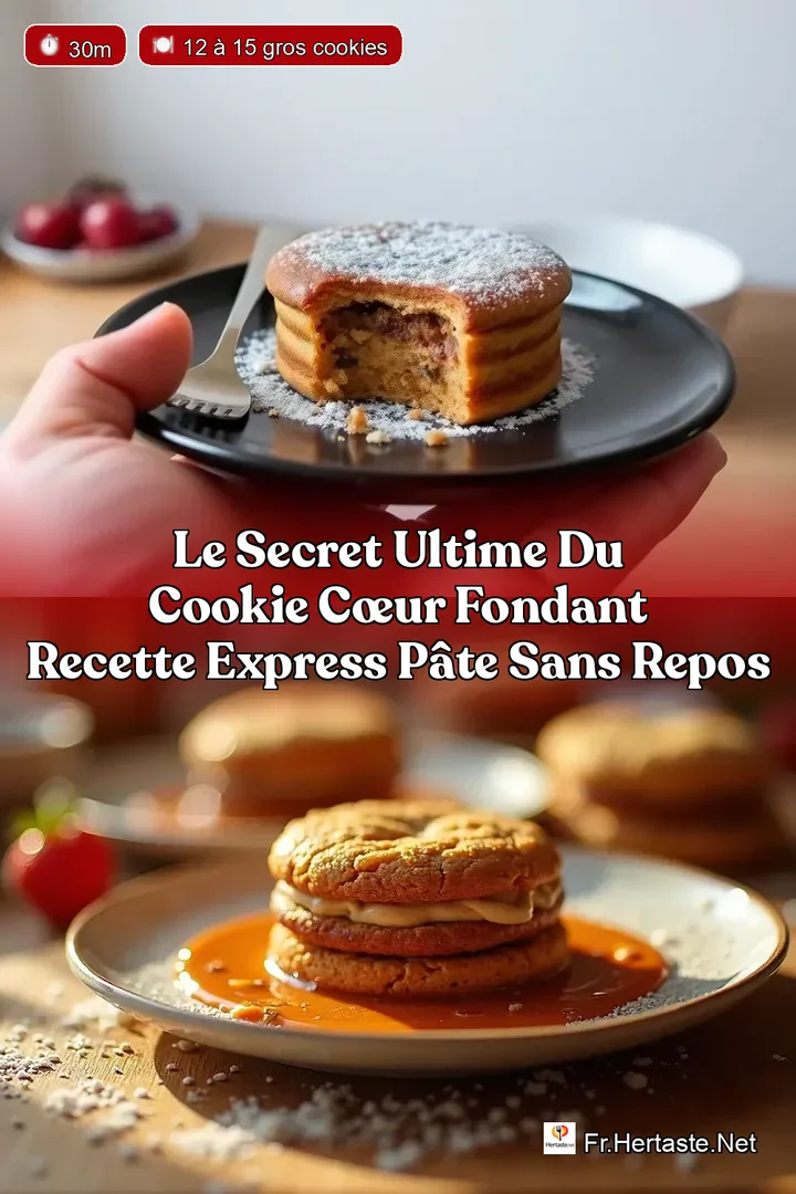 LE Secret Ultime du Cookie C&oelig;ur Fondant Recette Express P&acirc;te Sans Repos