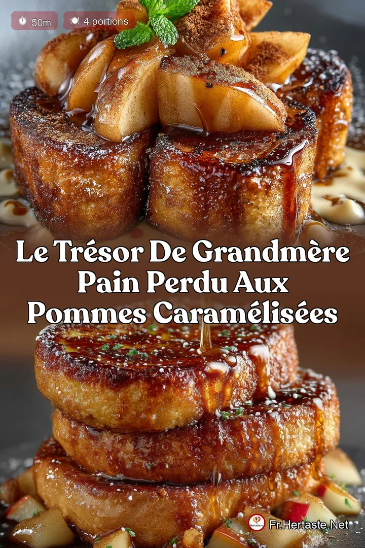 Le Tr&eacute;sor de GrandM&egrave;re Pain Perdu aux Pommes Caram&eacute;lis&eacute;es