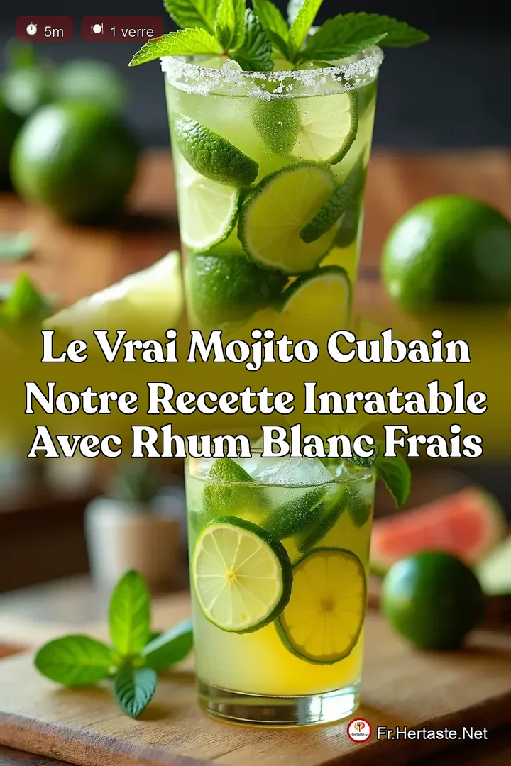 Le Vrai Mojito Cubain Notre Recette Inratable avec Rhum Blanc Frais