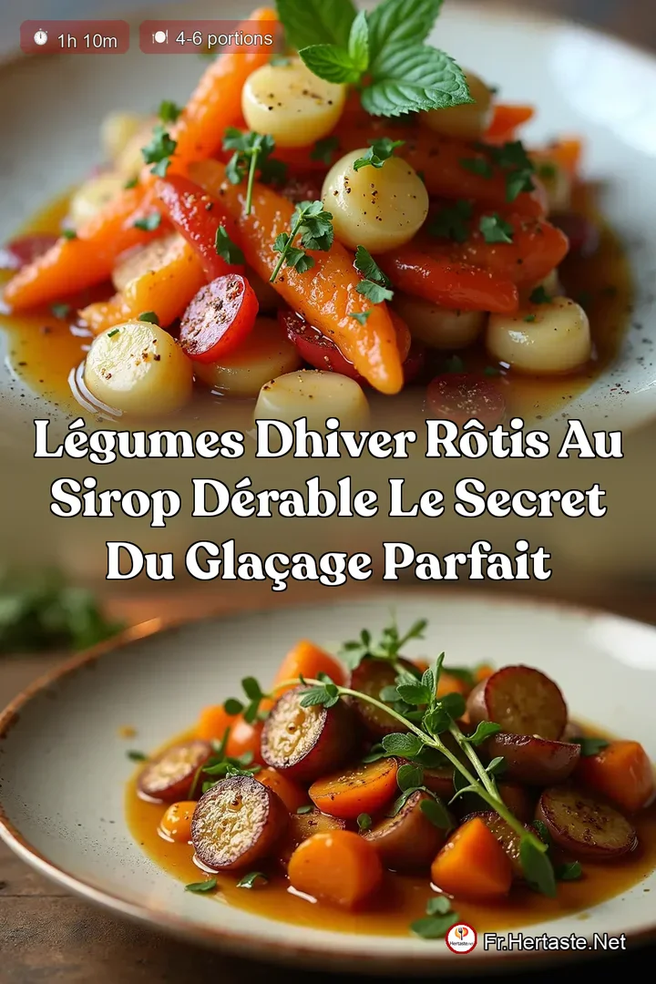 L&eacute;gumes dHiver R&ocirc;tis au Sirop d&Eacute;rable Le Secret du Gla&ccedil;age Parfait