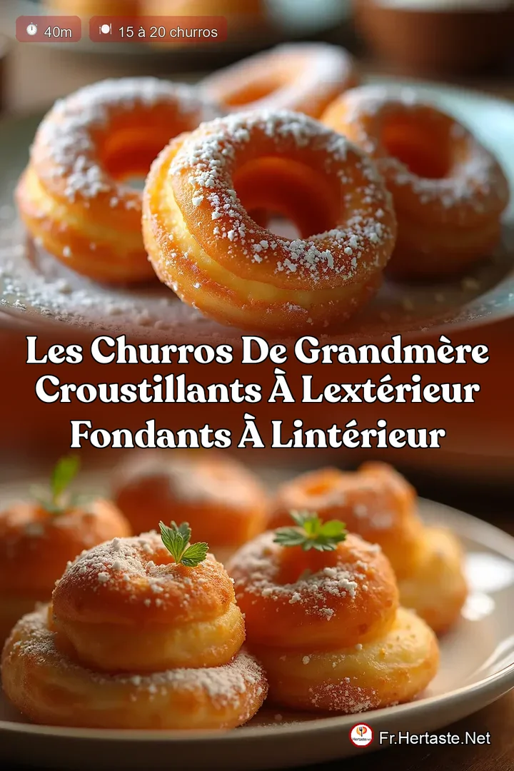 Les Churros de GrandM&egrave;re Croustillants &agrave; lExt&eacute;rieur Fondants &agrave; lInt&eacute;rieur