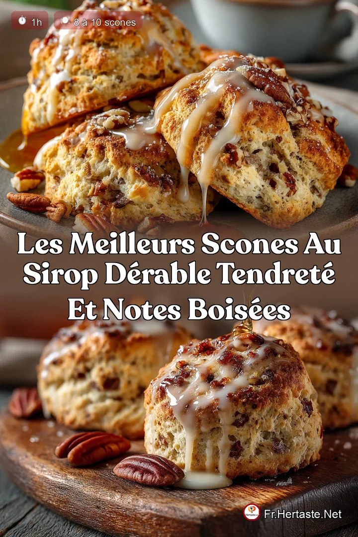 Les Meilleurs Scones au Sirop d&Eacute;rable Tendret&eacute; et Notes Bois&eacute;es