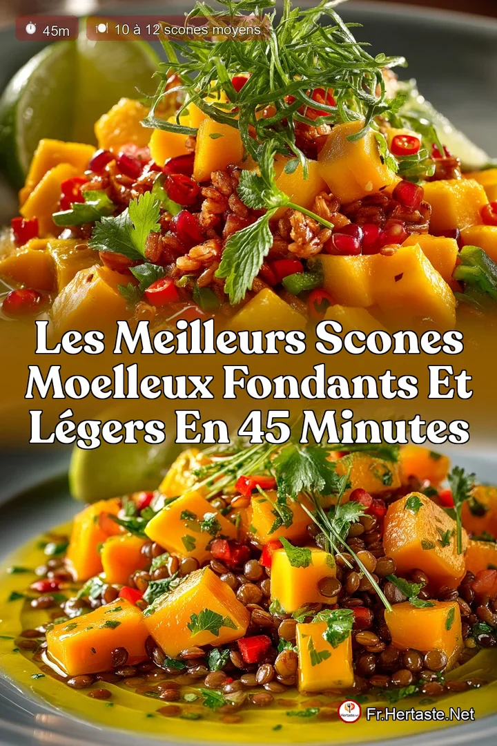 Les Meilleurs Scones Moelleux Fondants et L&eacute;gers en 45 Minutes
