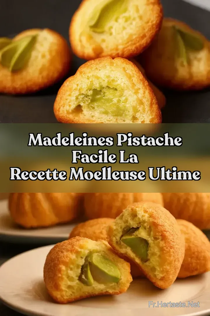 Madeleines Pistache Facile La Recette Moelleuse Ultime