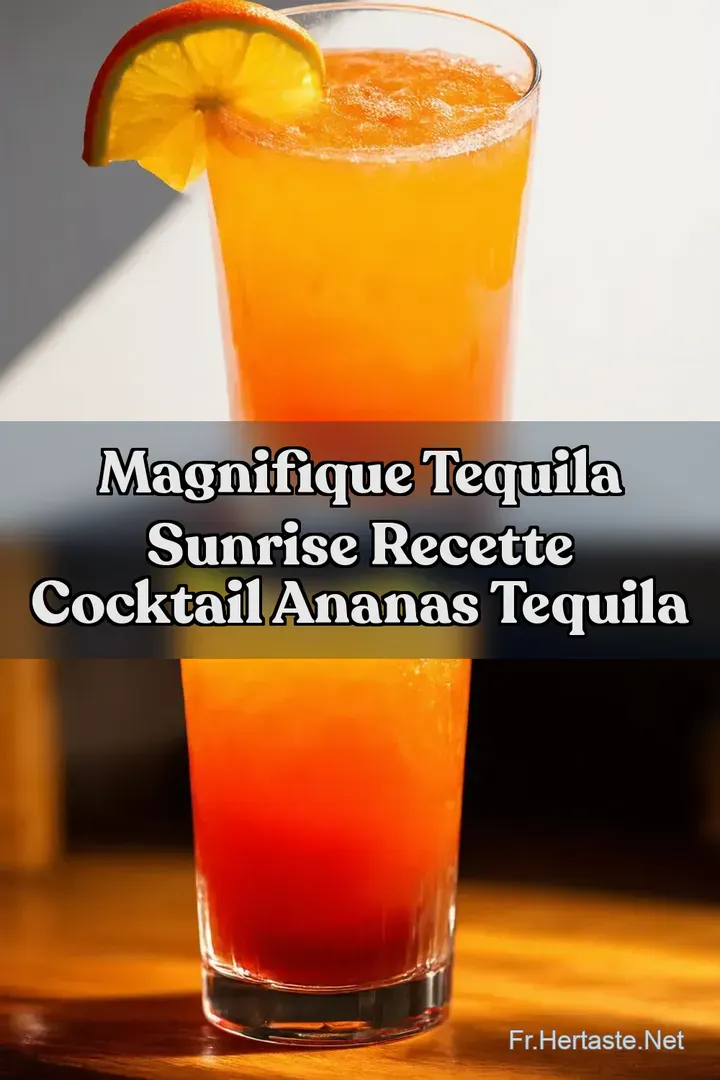 Magnifique Tequila Sunrise Recette Cocktail Ananas Tequila