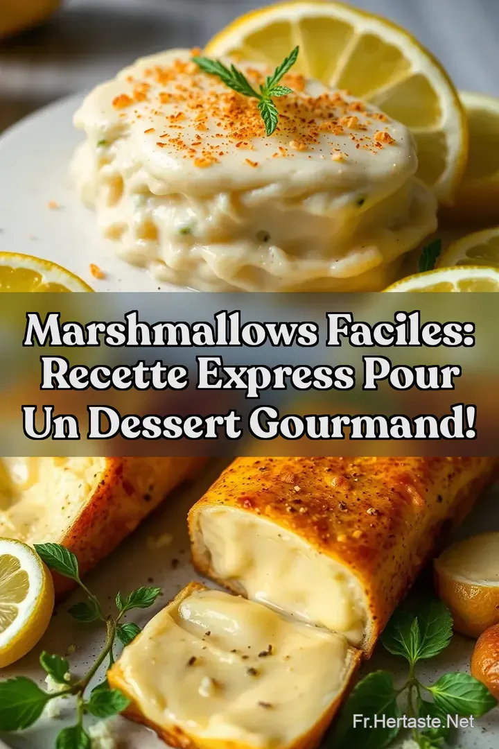 Marshmallows faciles: Recette express pour un dessert gourmand!