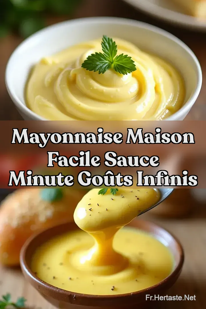Mayonnaise Maison Facile Sauce Minute Go&ucirc;ts Infinis