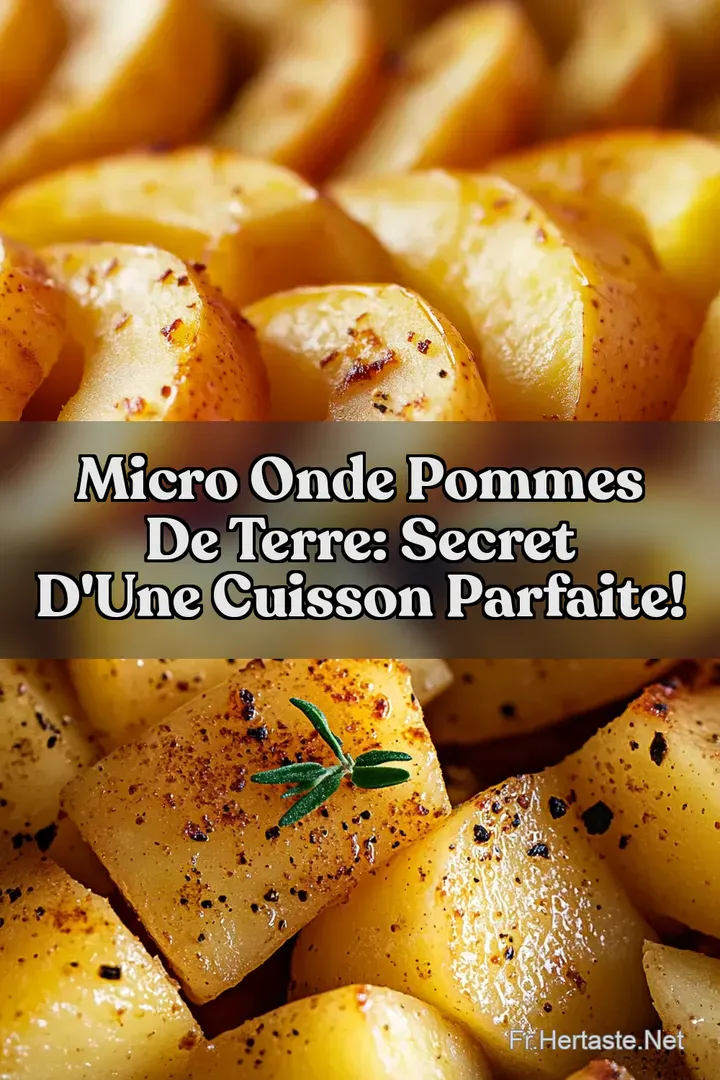 Micro Onde Pommes de Terre: Secret d une cuisson Parfaite!