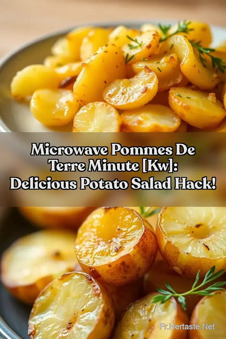 Microwave Pommes de Terre Minute [kw]: Delicious Potato Salad Hack!