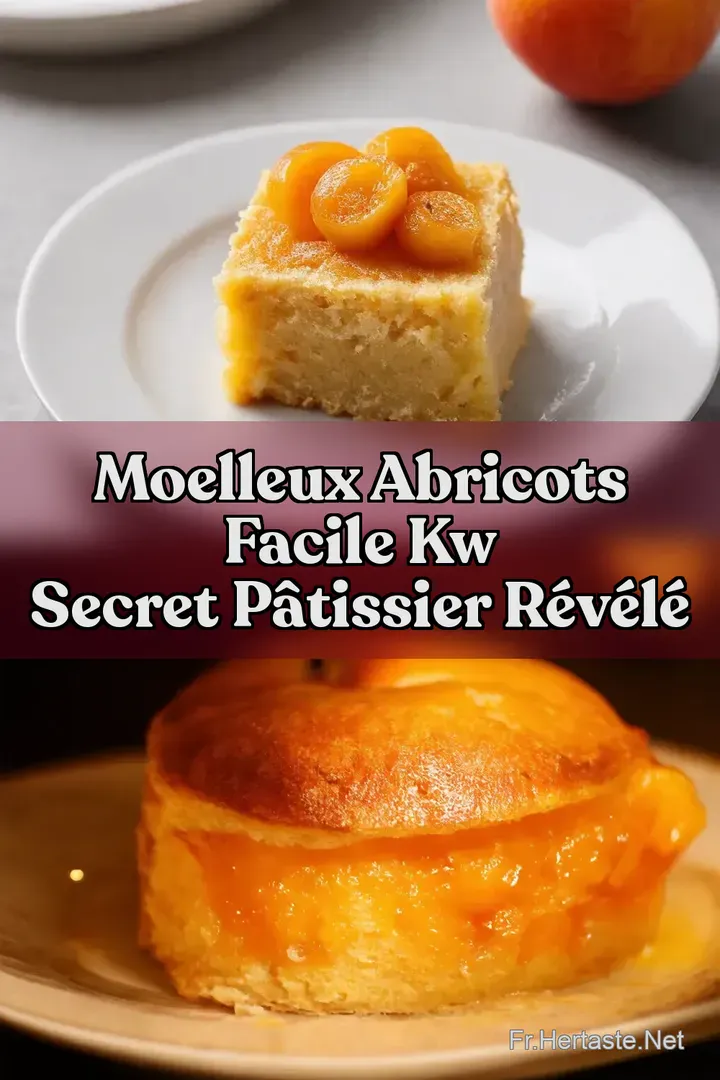 Moelleux Abricots Facile kw Secret P&acirc;tissier R&eacute;v&eacute;l&eacute;