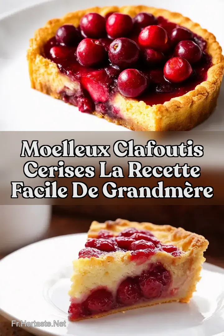 Moelleux Clafoutis Cerises La Recette Facile de GrandM&egrave;re