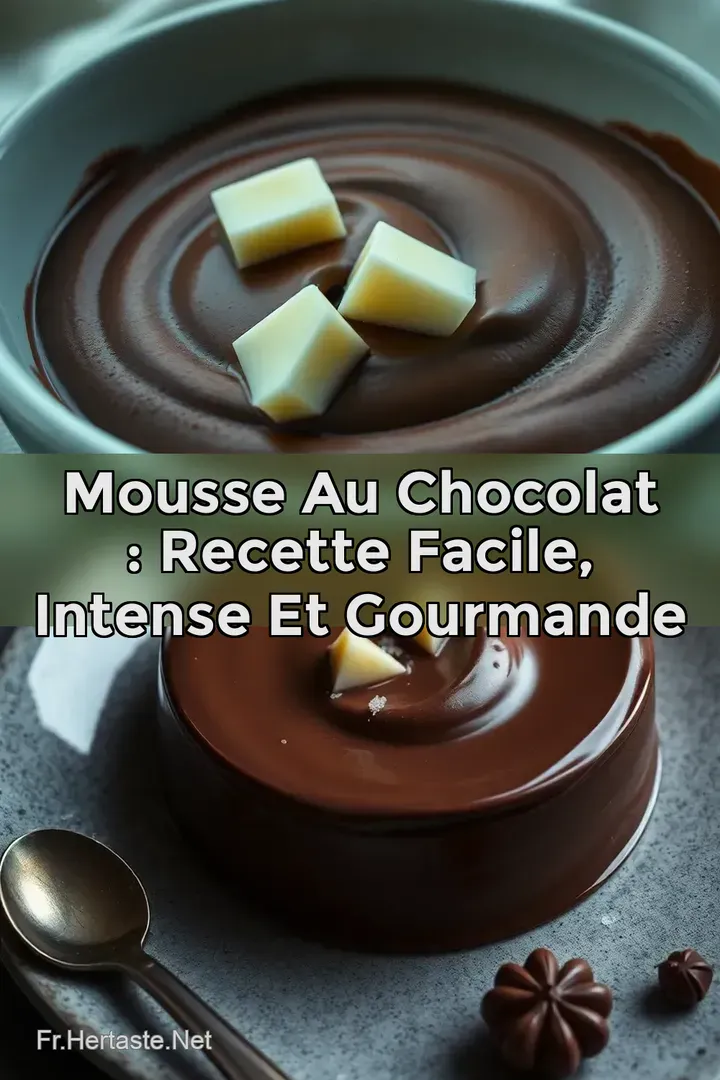 Mousse au Chocolat : Recette Facile Intense et Gourmande